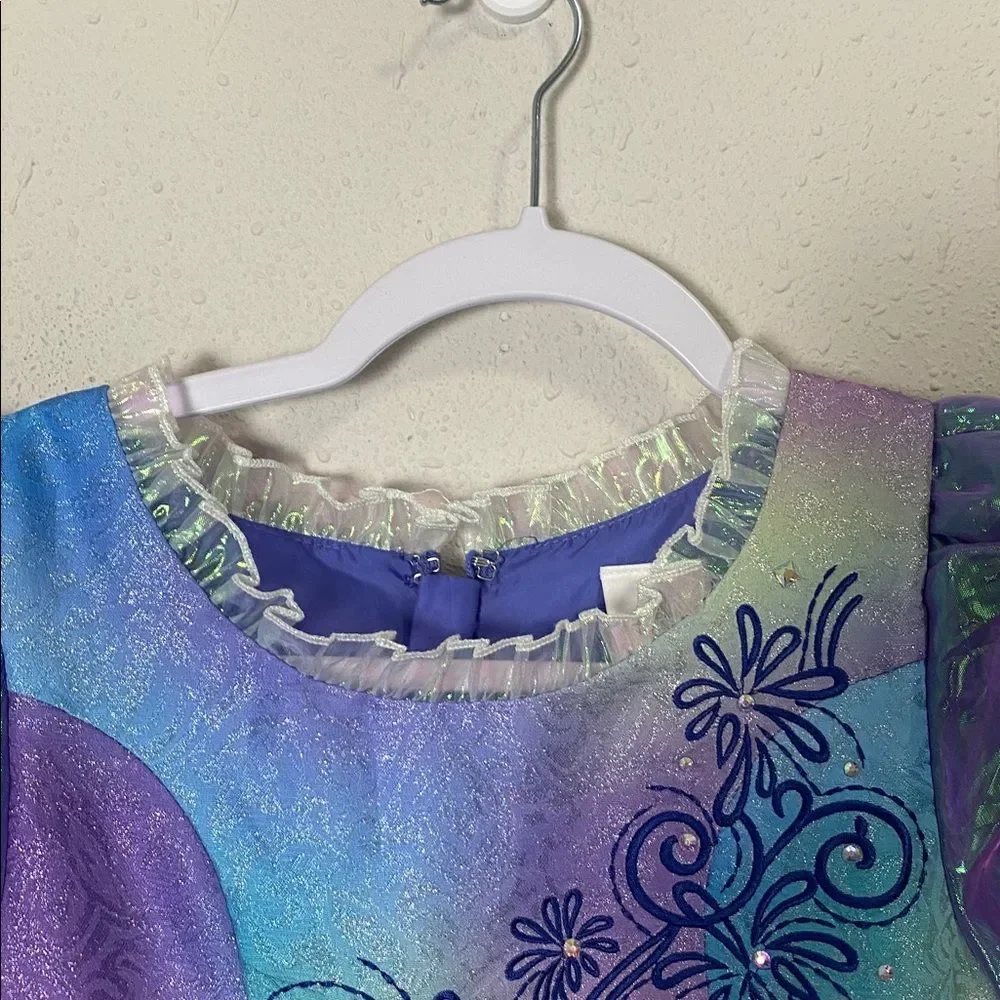 Disney Parks 50th Anniversary Minnie Mouse Dress Girls 9/10 Iridescent Costume